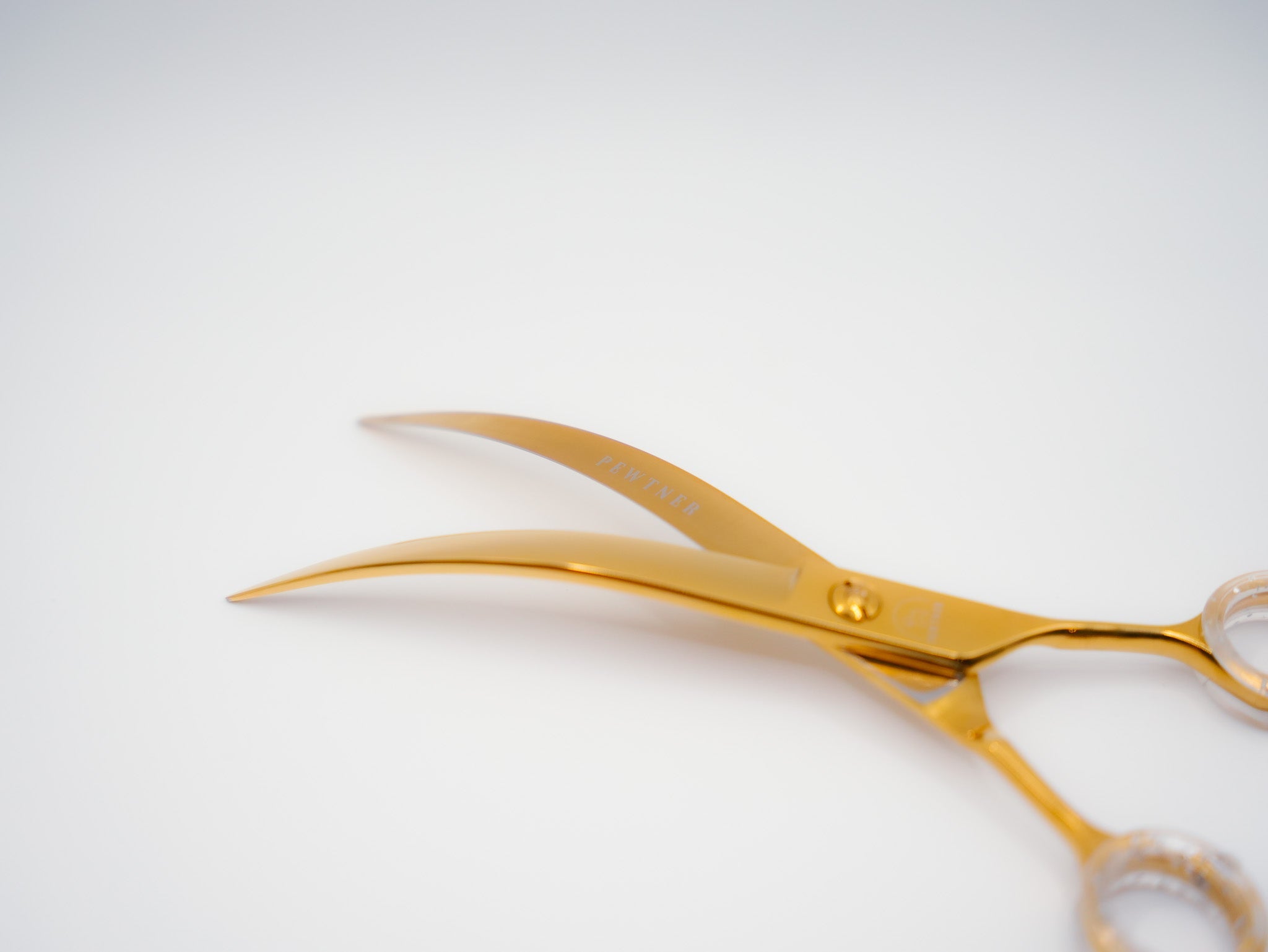 Gold Artisan Precision Curves - Dog Grooming Scissors - Pewtner Grooming Supplies