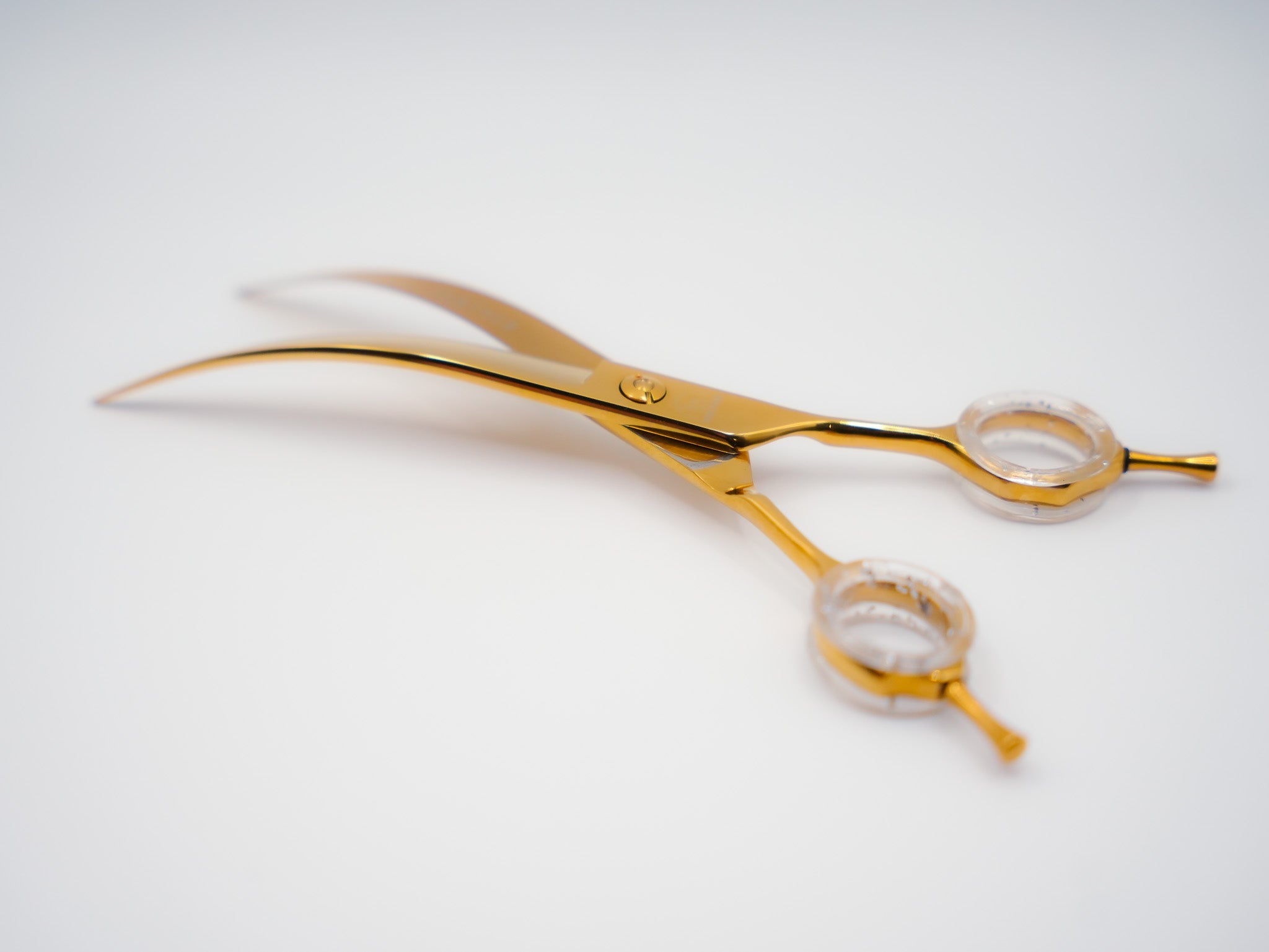 Gold Artisan Precision Curves - Dog Grooming Scissors - Pewtner Grooming Supplies