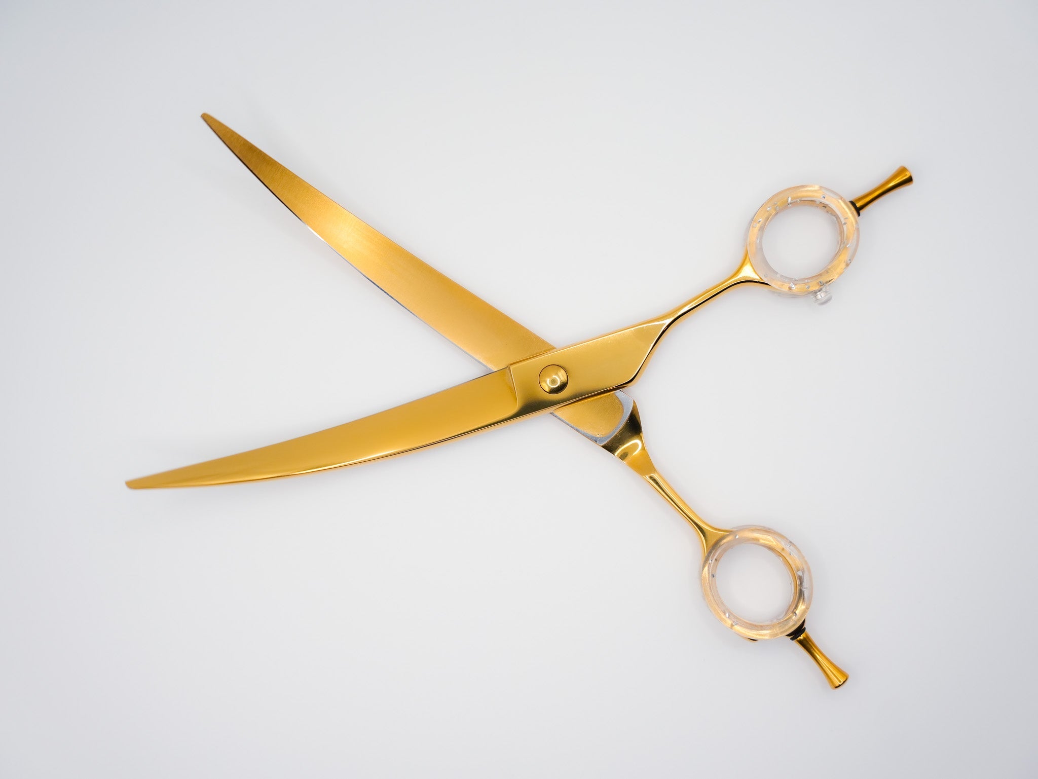 Gold Artisan Precision Curves - Dog Grooming Scissors - Pewtner Grooming Supplies