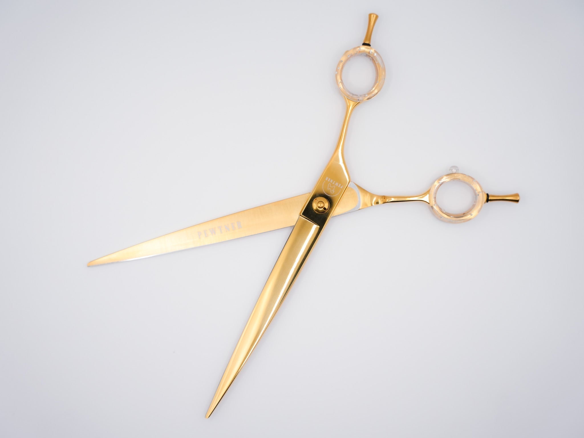 Gold CNC Master Straights - Grooming Scissors - Pewtner Grooming Supplies