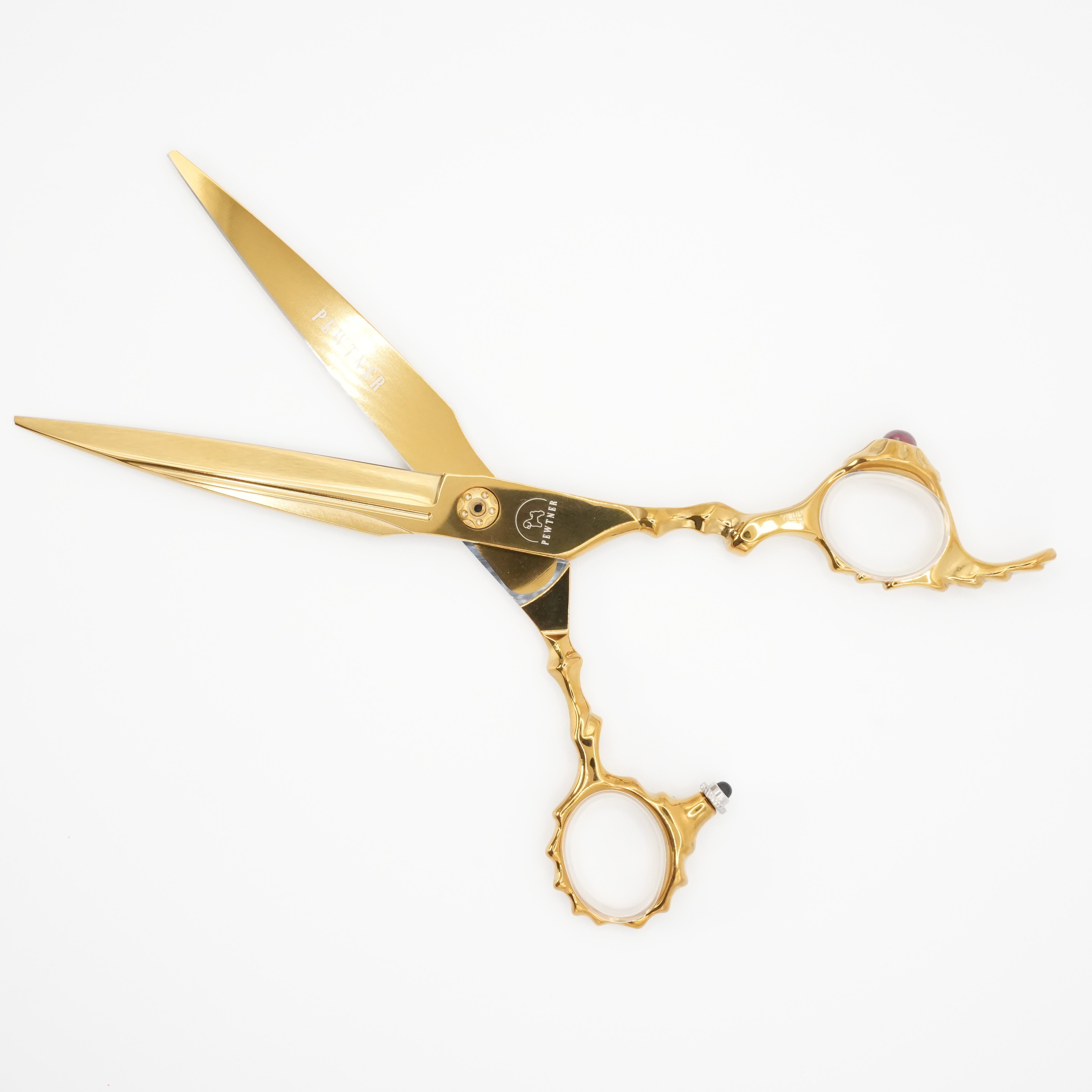 Pewtner Precision Straights - Gold Dog Grooming Scissors - Pewtner Grooming Supplies