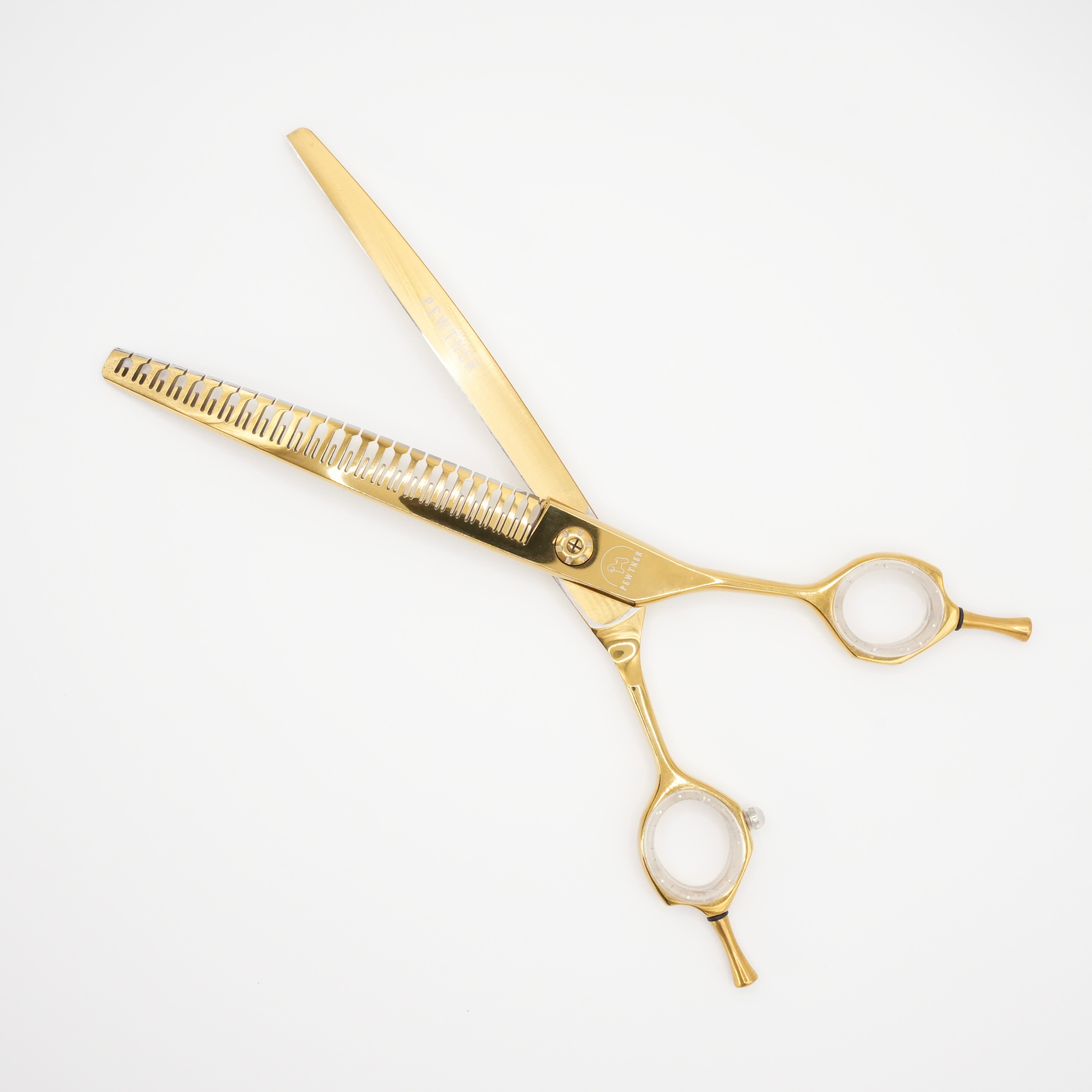 Pewtner TexturePro Gold Scissors - Pewtner Grooming Supplies