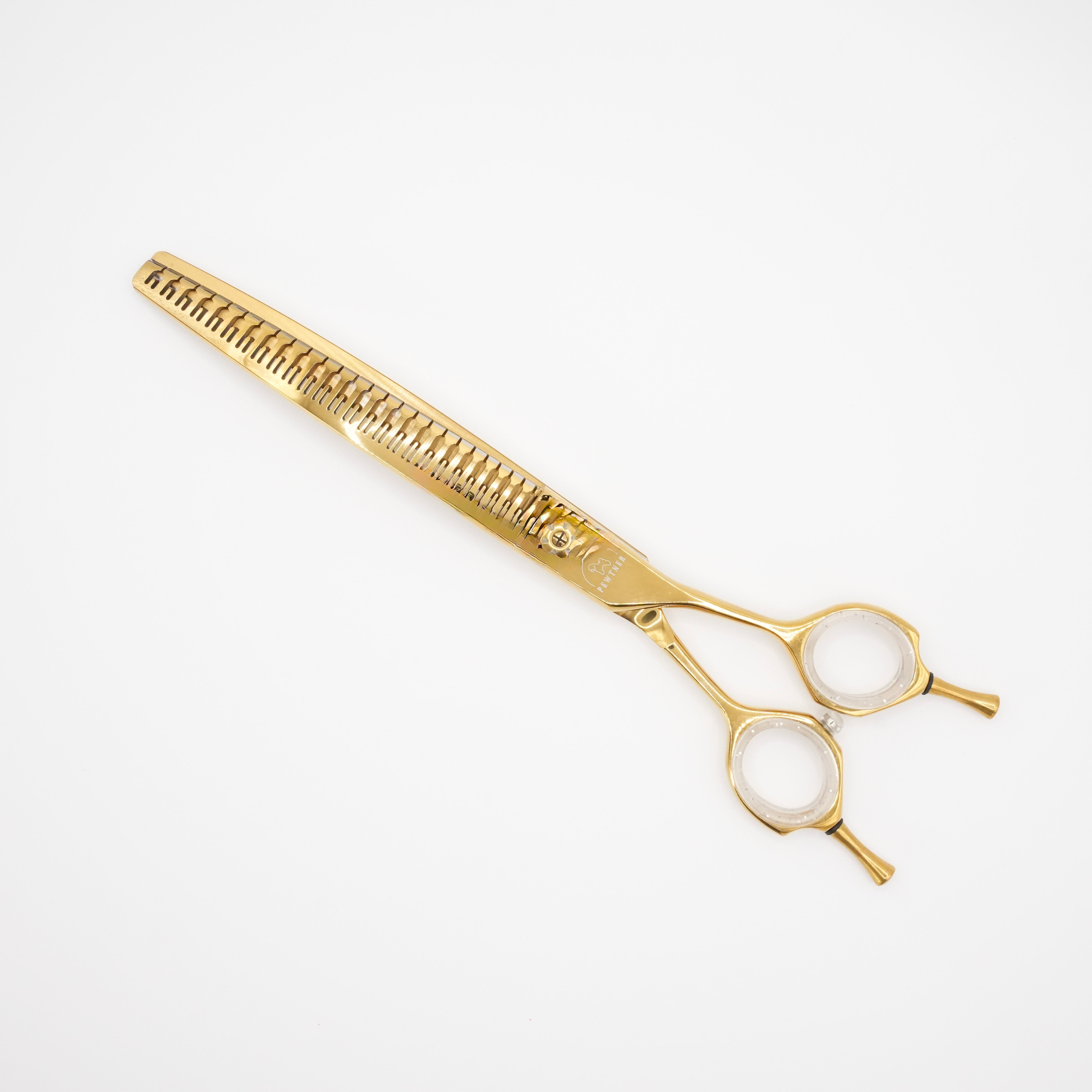 Pewtner TexturePro Gold Scissors - Pewtner Grooming Supplies