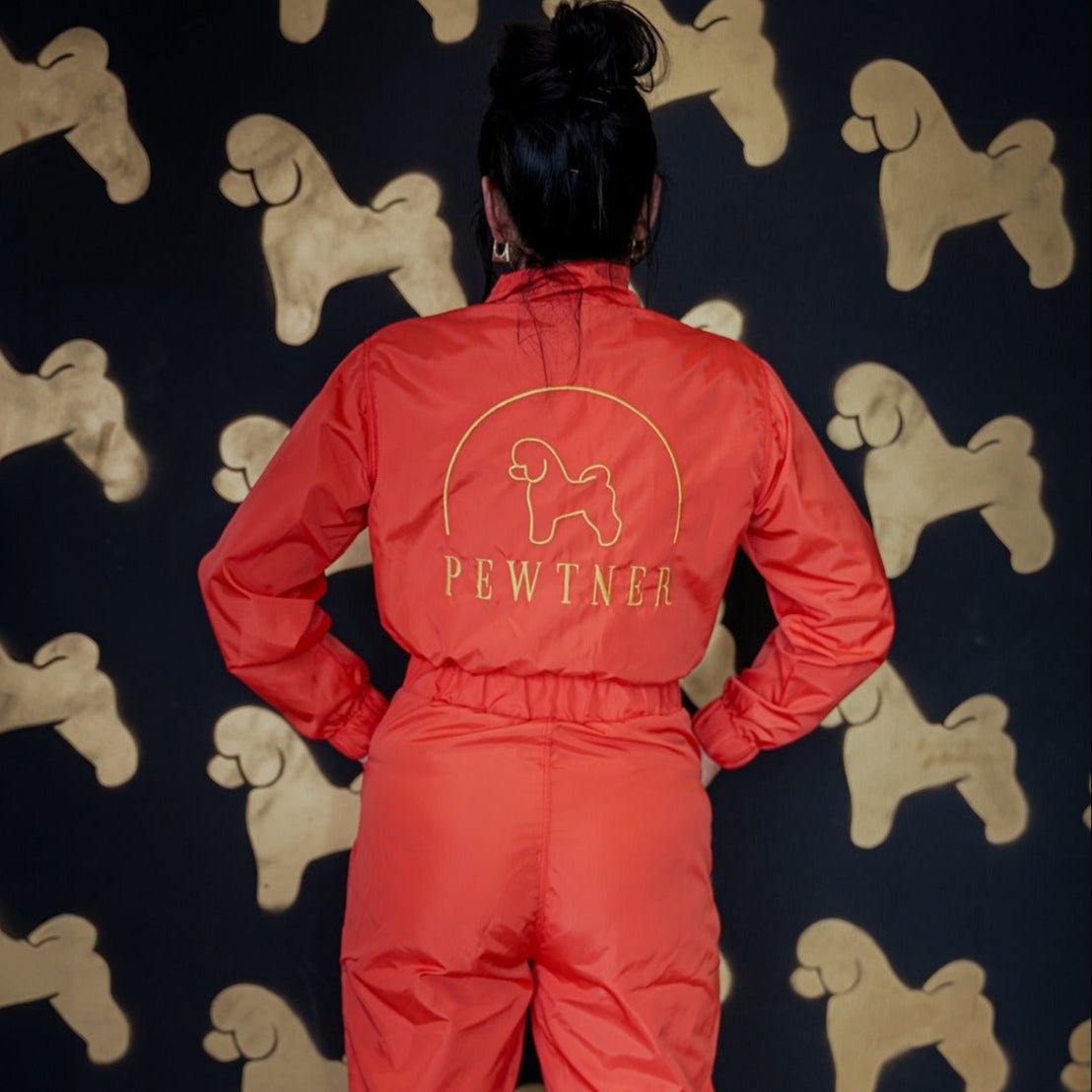 Pewtsuit for Women - Dog Grooming Jumpsuit/ Overall - Pewtner Grooming Supplies