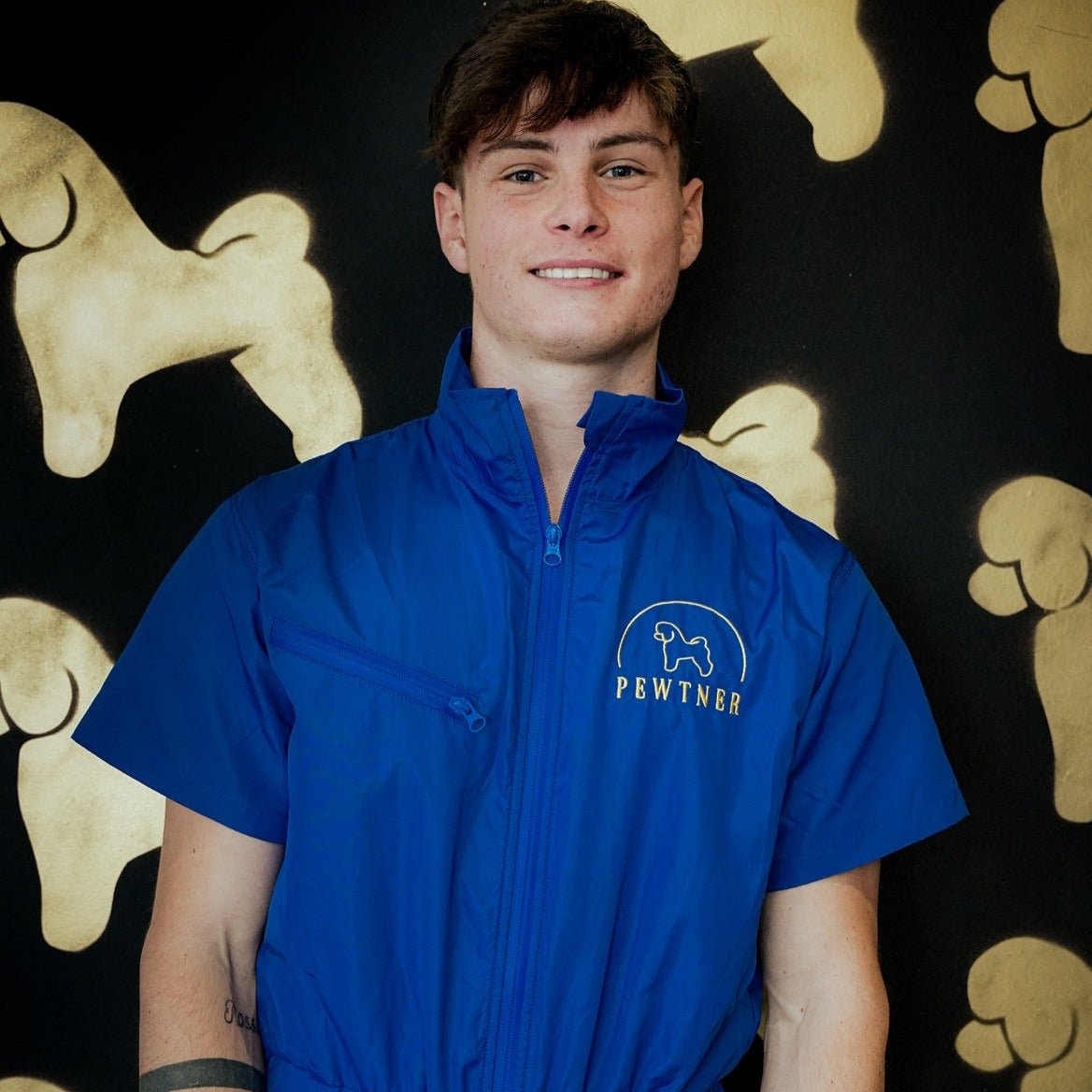 Pewtsuit Unisex - Dog Grooming Jumpsuit/ Overall - Pewtner Grooming Supplies