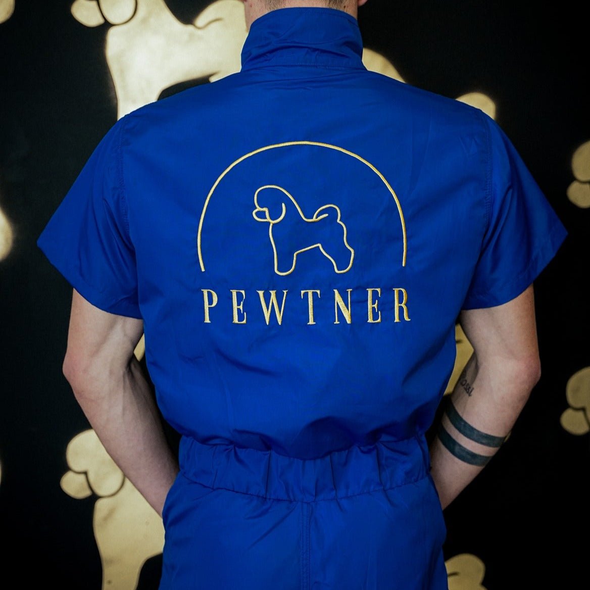 Pewtsuit Unisex - Dog Grooming Jumpsuit/ Overall - Pewtner Grooming Supplies