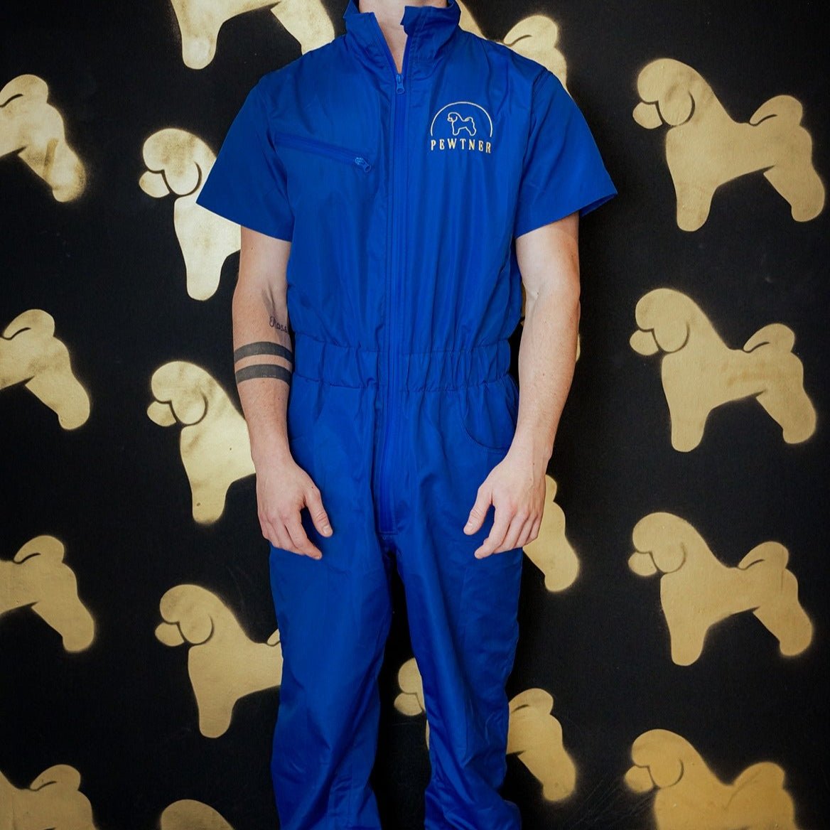 Pewtsuit Unisex - Dog Grooming Jumpsuit/ Overall - Pewtner Grooming Supplies
