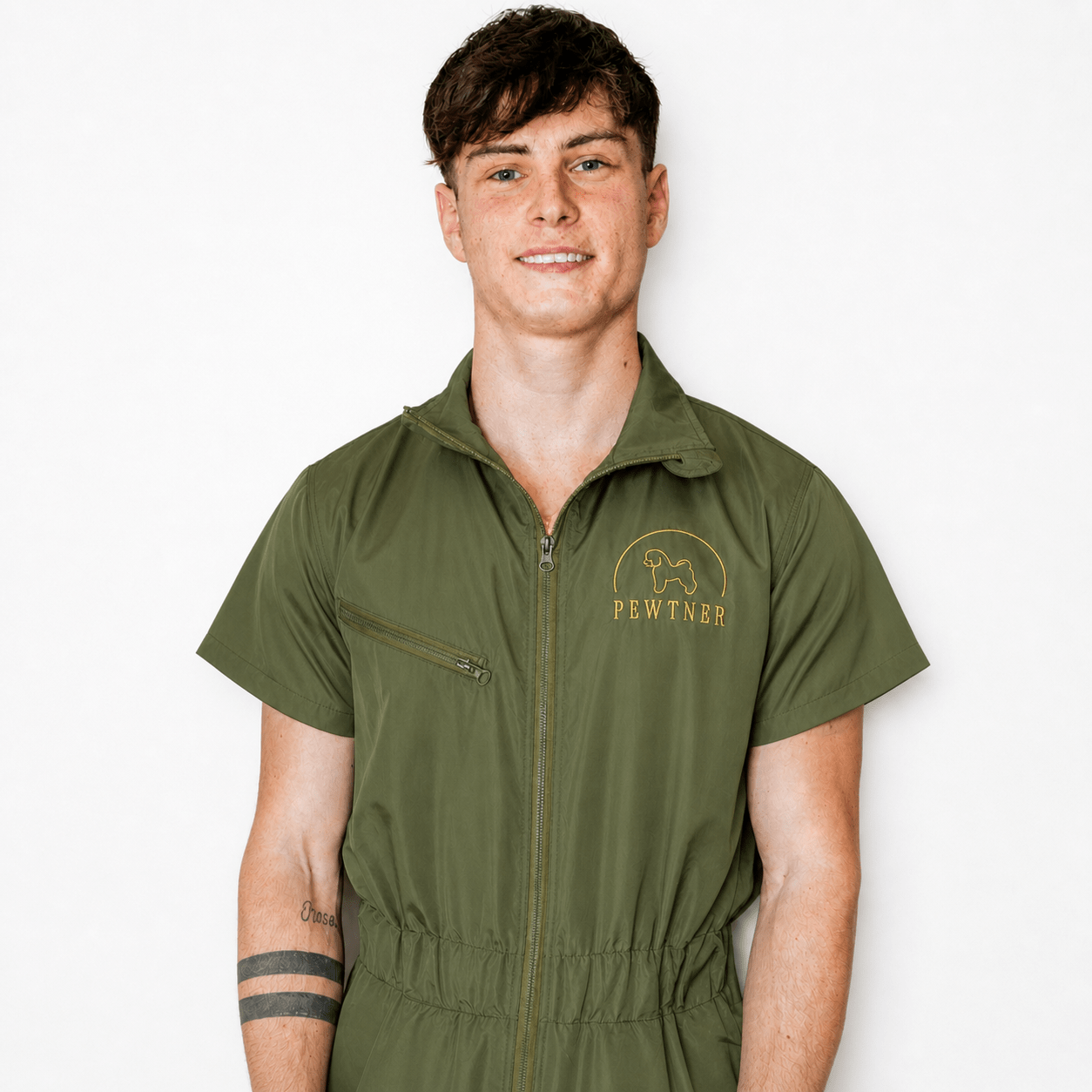 Pewtsuit Unisex - Dog Grooming Jumpsuit/ Overall - Pewtner Grooming Supplies