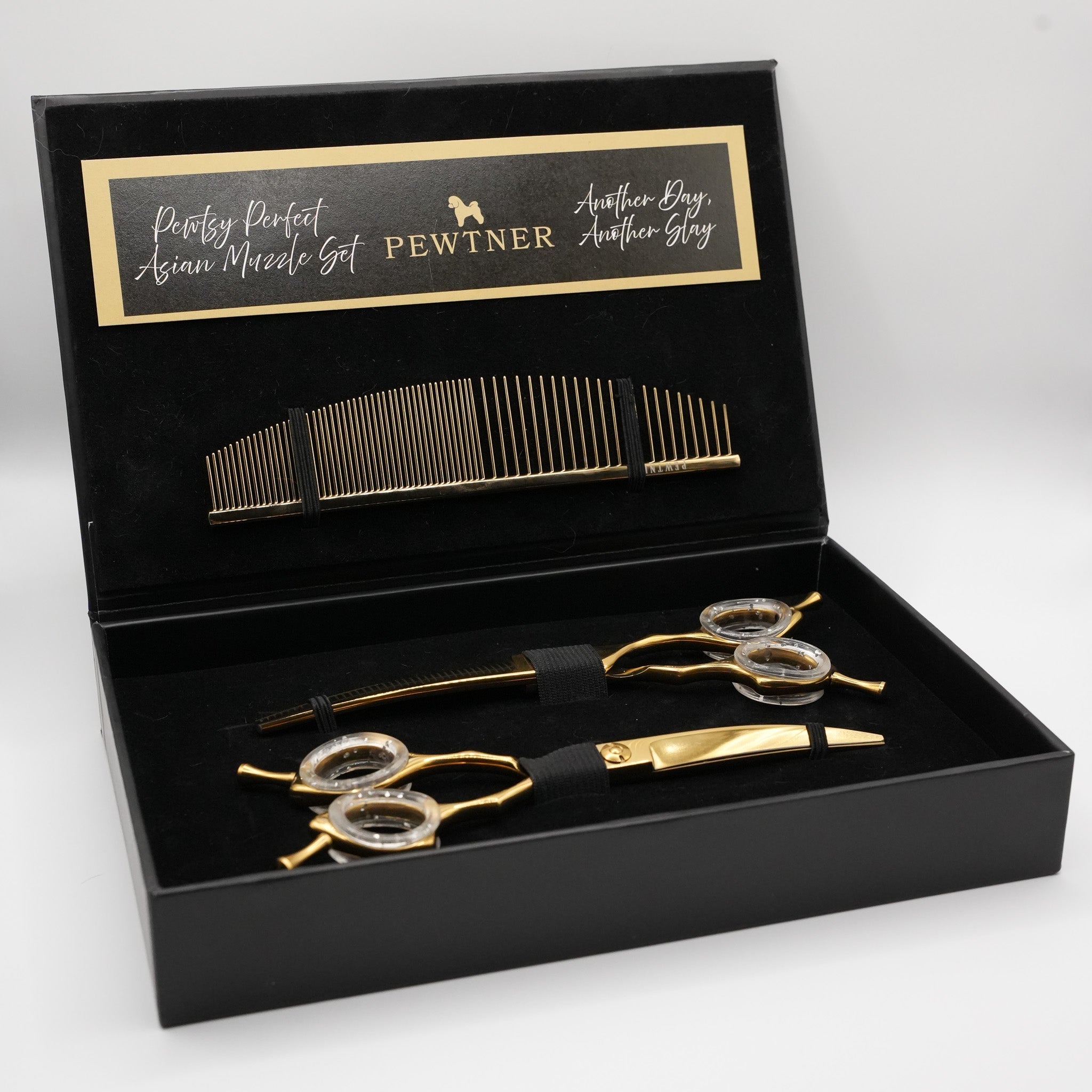 Pewtsy Perfect Asian Muzzle Set - Pewtner Grooming Supplies