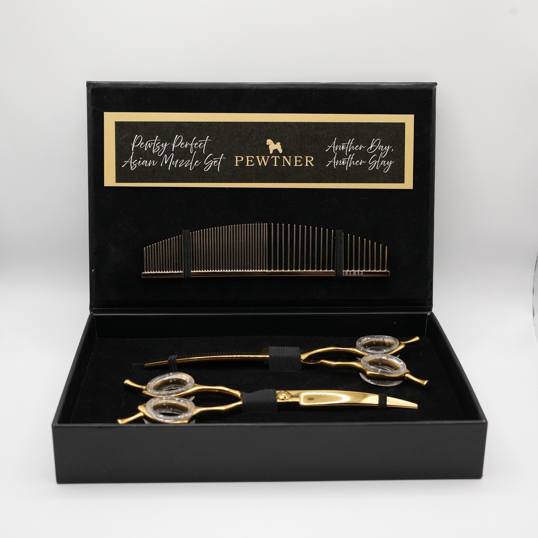 Pewtsy Perfect Asian Muzzle Set - Pewtner Grooming Supplies