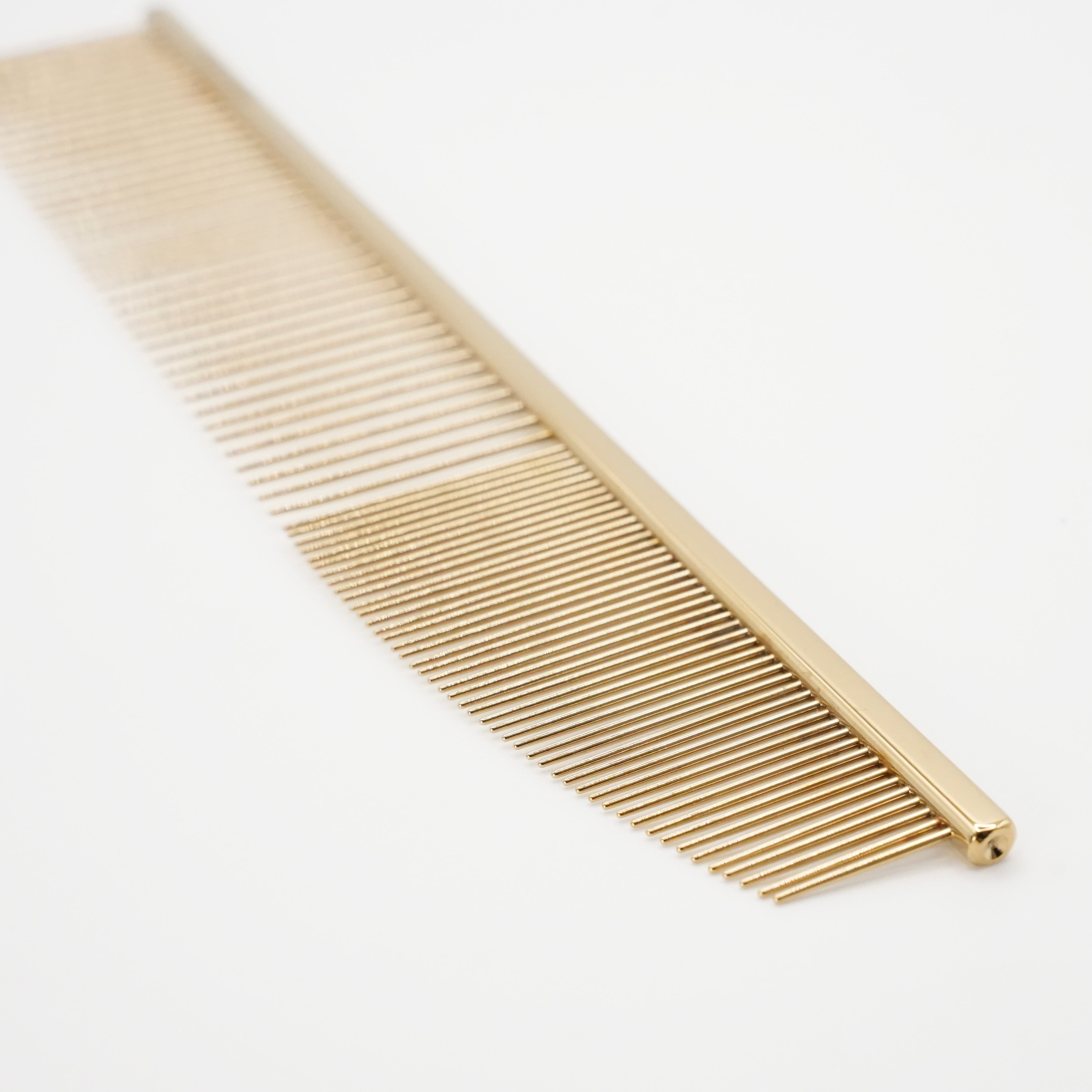 Volumacomb - Gold Dog Grooming Comb - Pewtner Grooming Supplies
